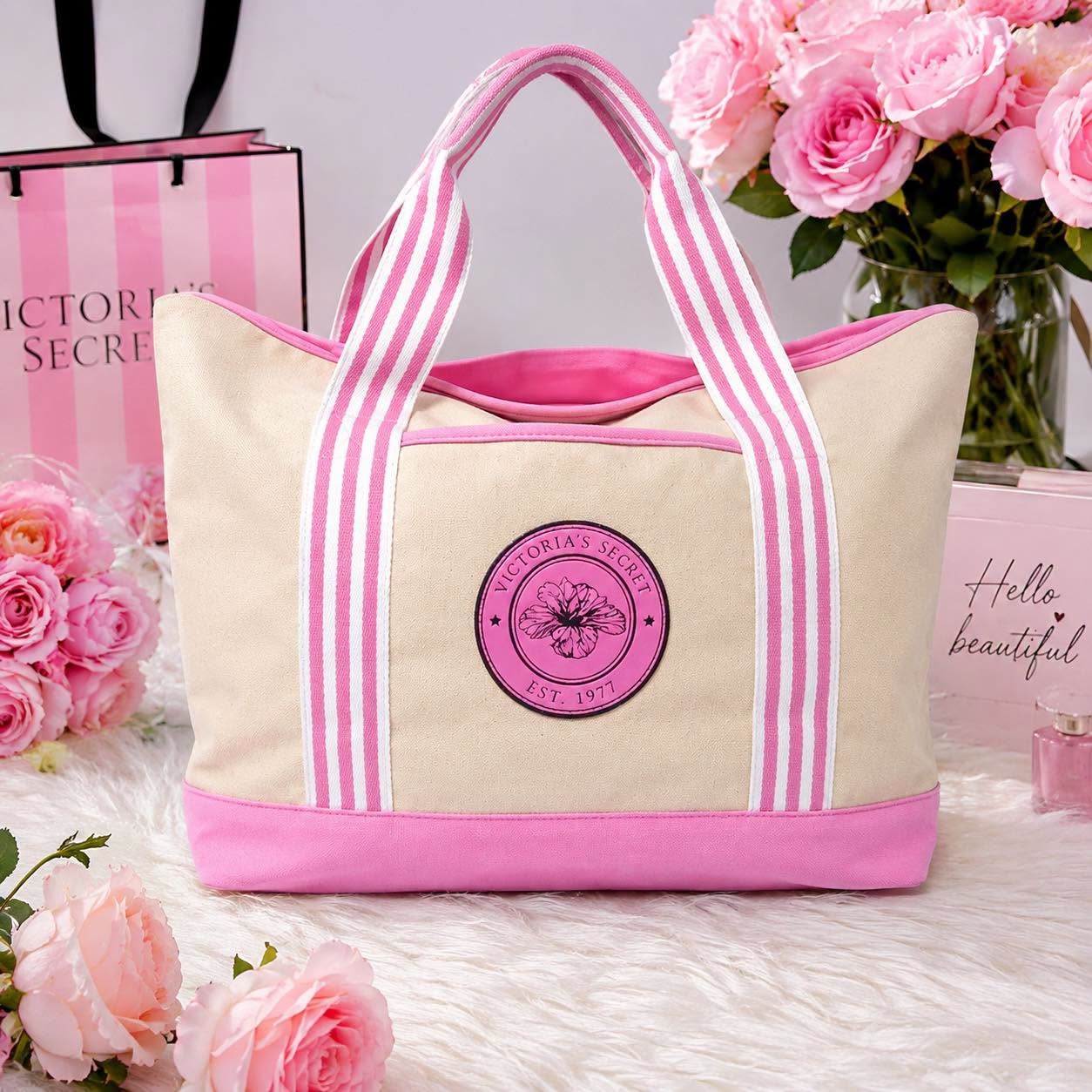 Victoria's Secret Canvas Tote Bag
