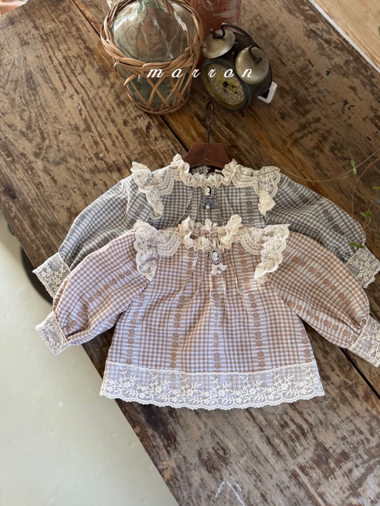 🇰🇷Marron blouse