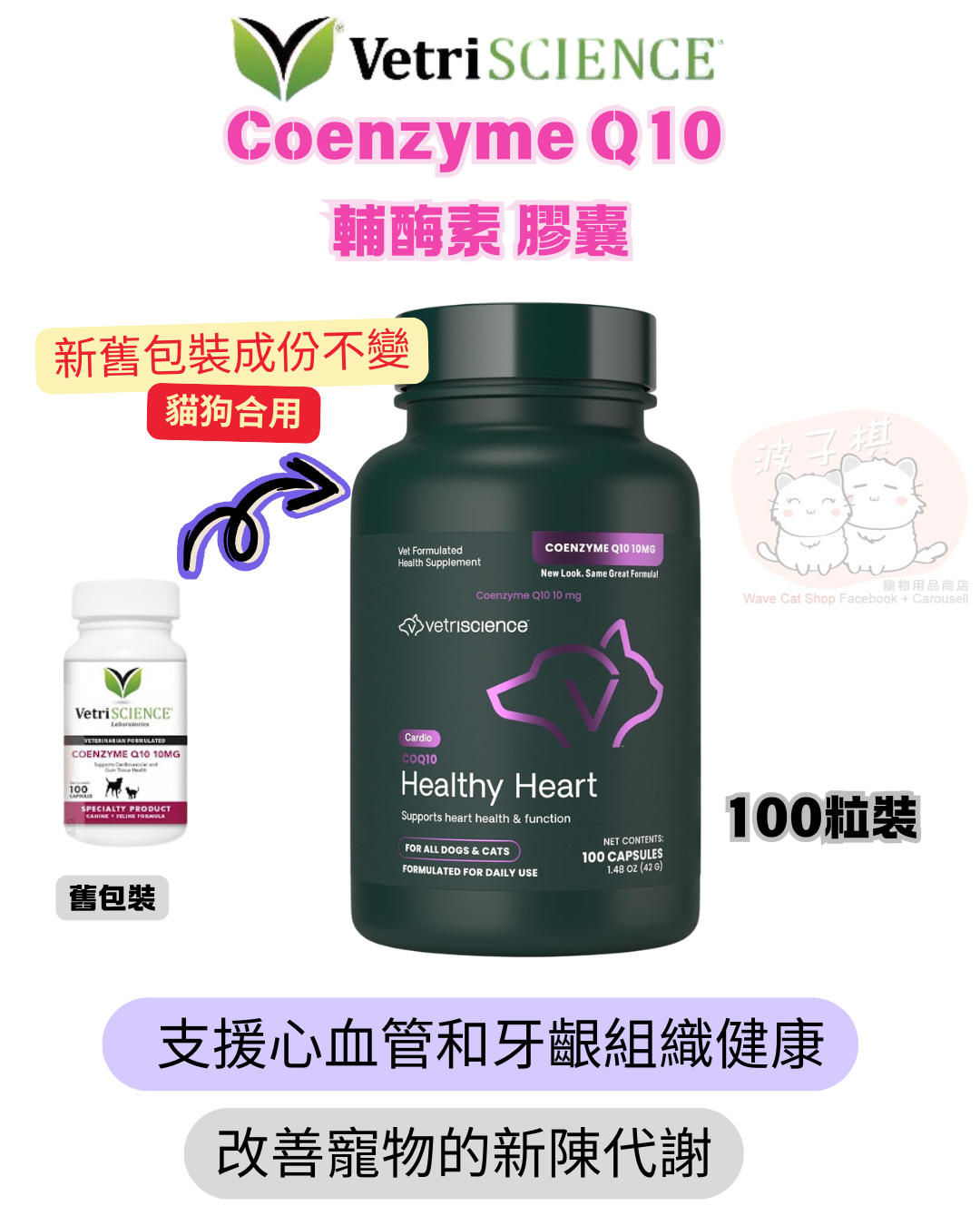 Vetri Science Coenzyme Q10 輔酶素 膠囊