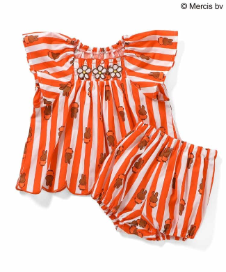 🇯🇵預訂 日本直送🇯🇵Apres les cours x Miffy系列兩色人物滿印條紋上衣燈籠褲套裝