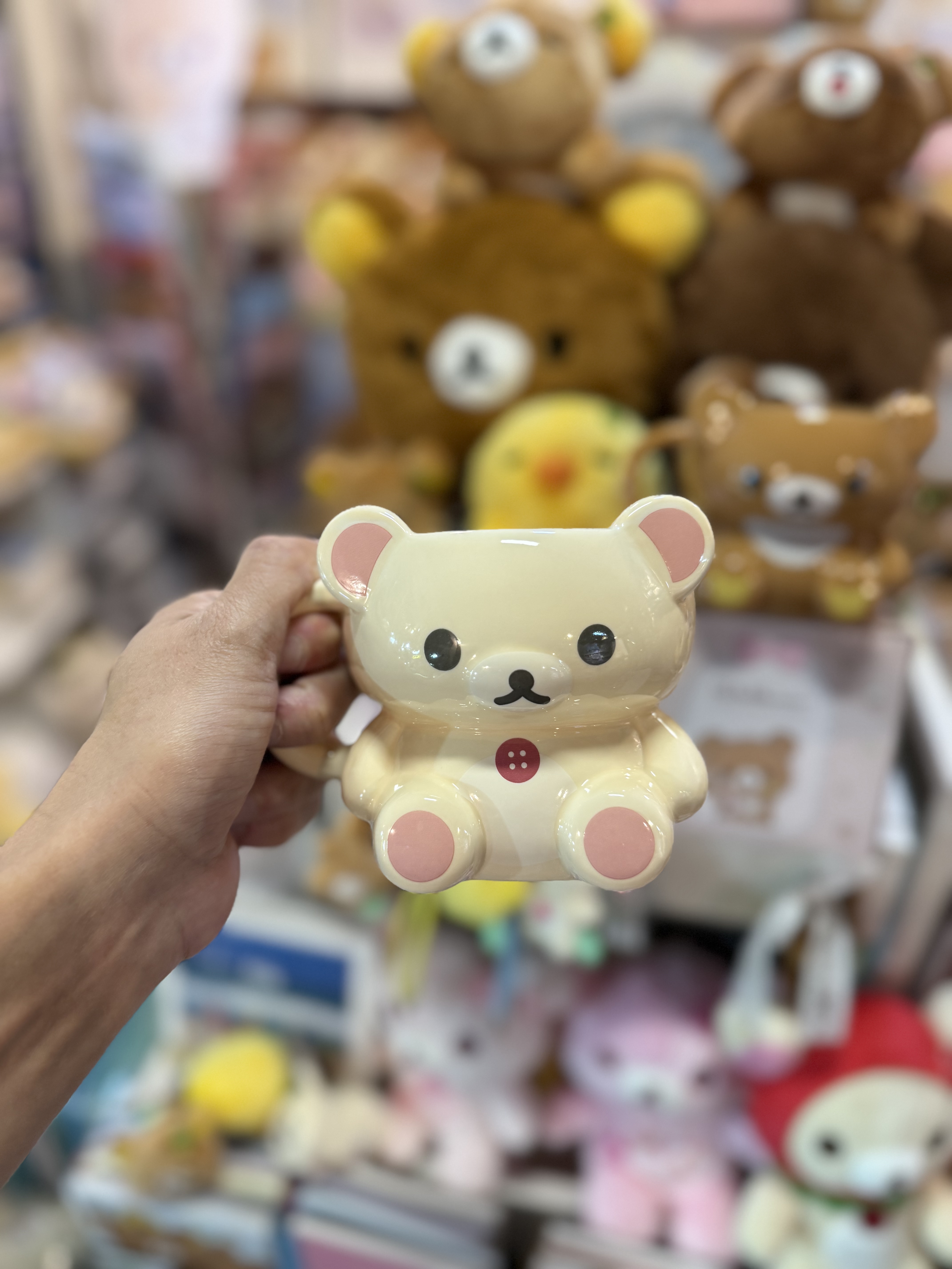 《現貨》全新RILAKKUMA化妝派對系列有耳陶瓷杯