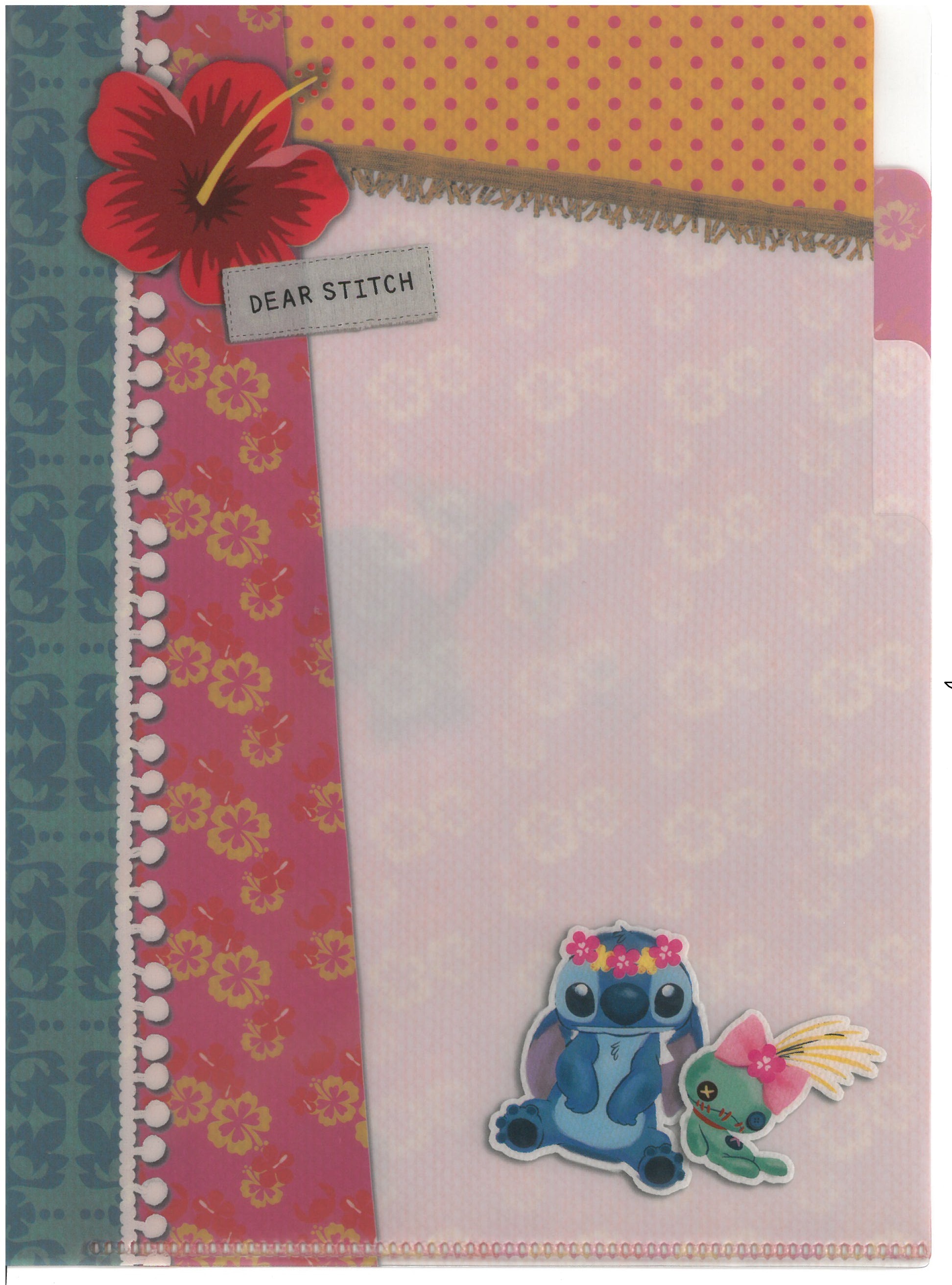 Stitch A5 3分頁文件夾 (S2148790/1)