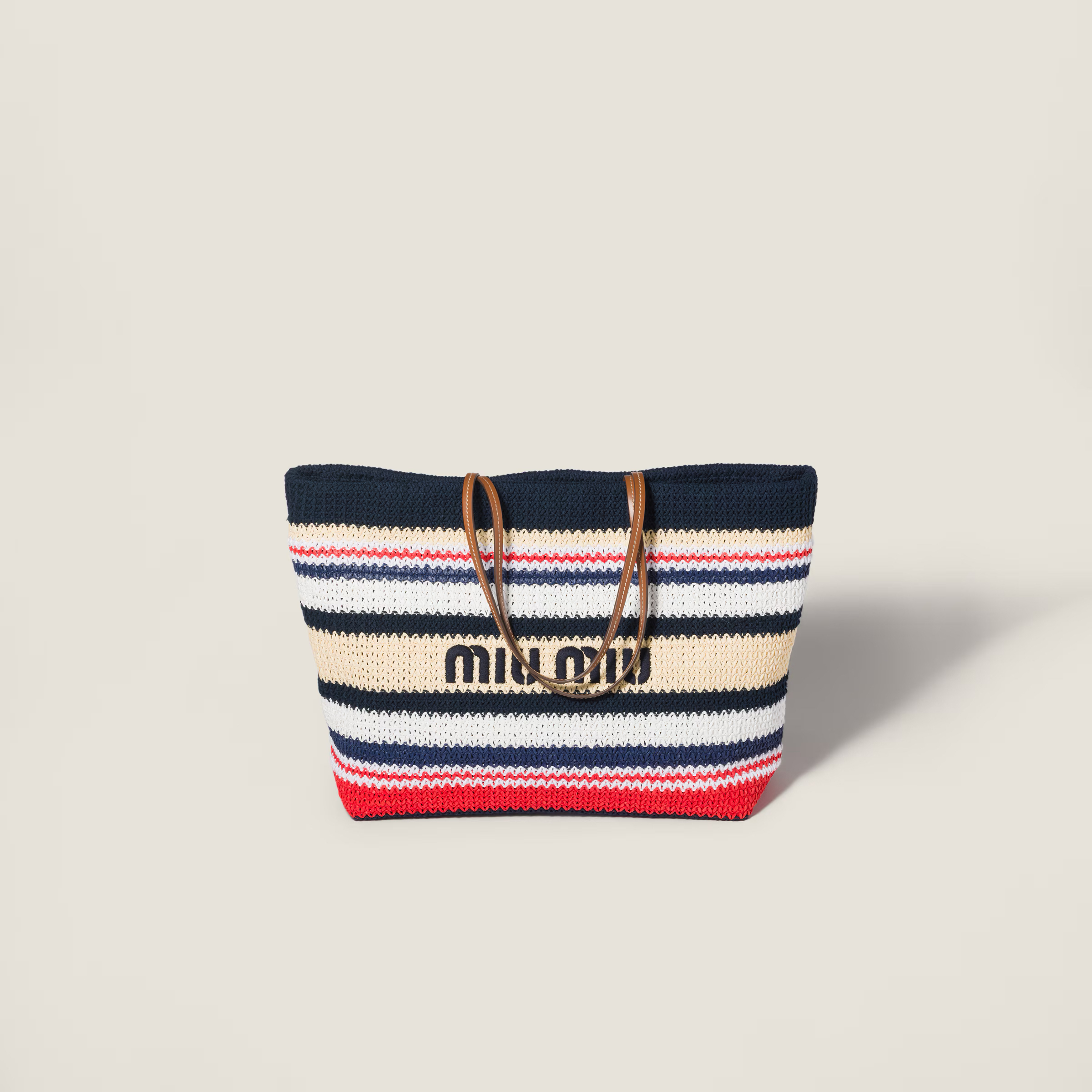 限時精選折扣✨訂貨🍒MiuMiu Woven Tote Bag  Size 34x40x16cm