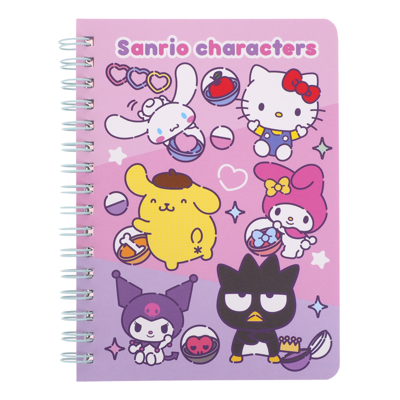 Mix Characters Mini Wire-O Notebook 線圈簿