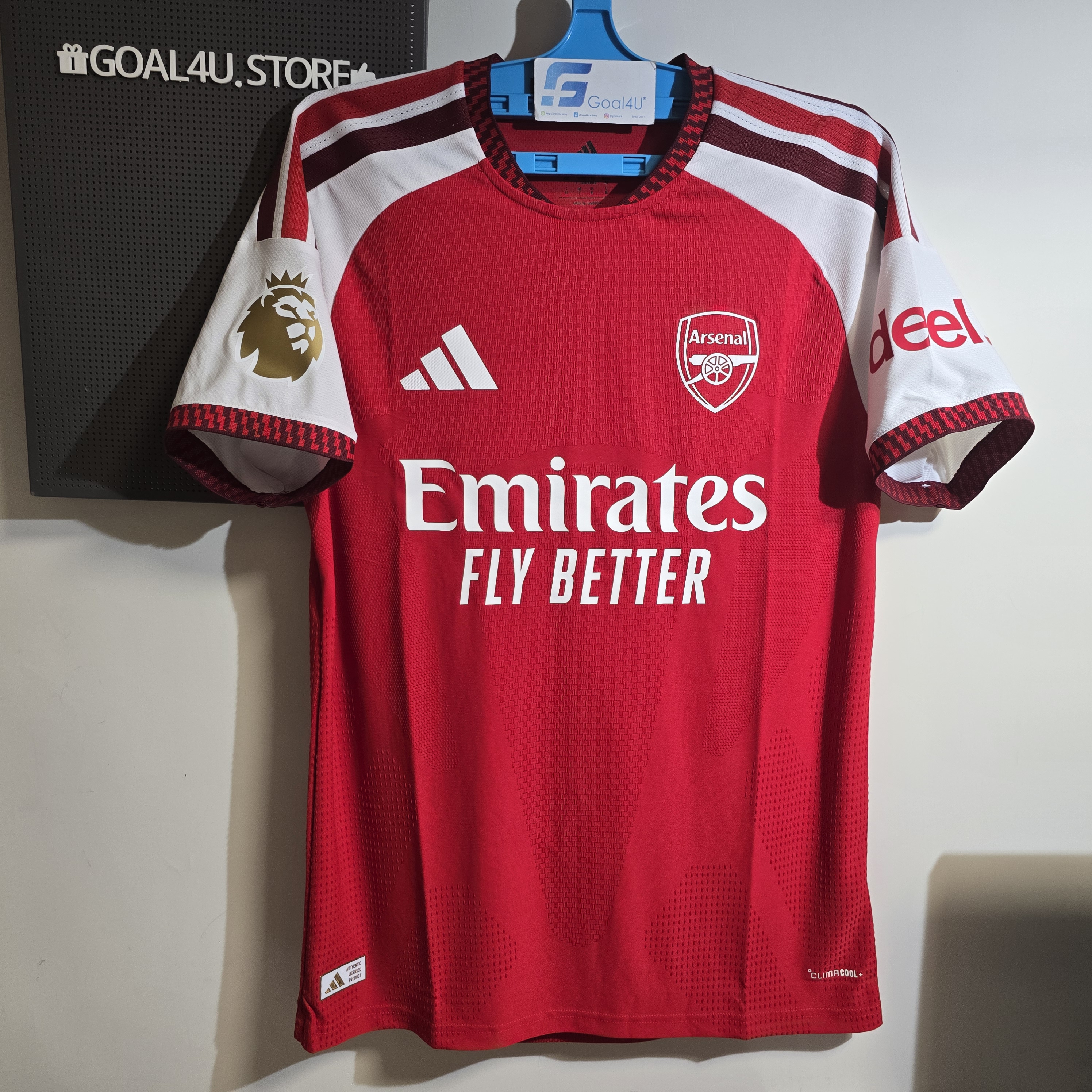 🔴⚪融合酋長球場建築美學 Adidas Arsenal 阿仙奴 2026-27 主場 Authentic 球員版球衣 (可加印字章) JZ3165