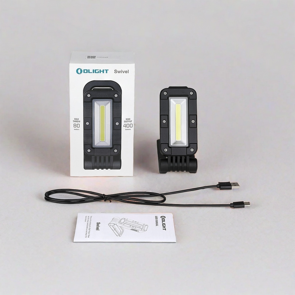 Olight 行貨 SWIVEL 400流明 180度可調節支架 磁吸工作燈 