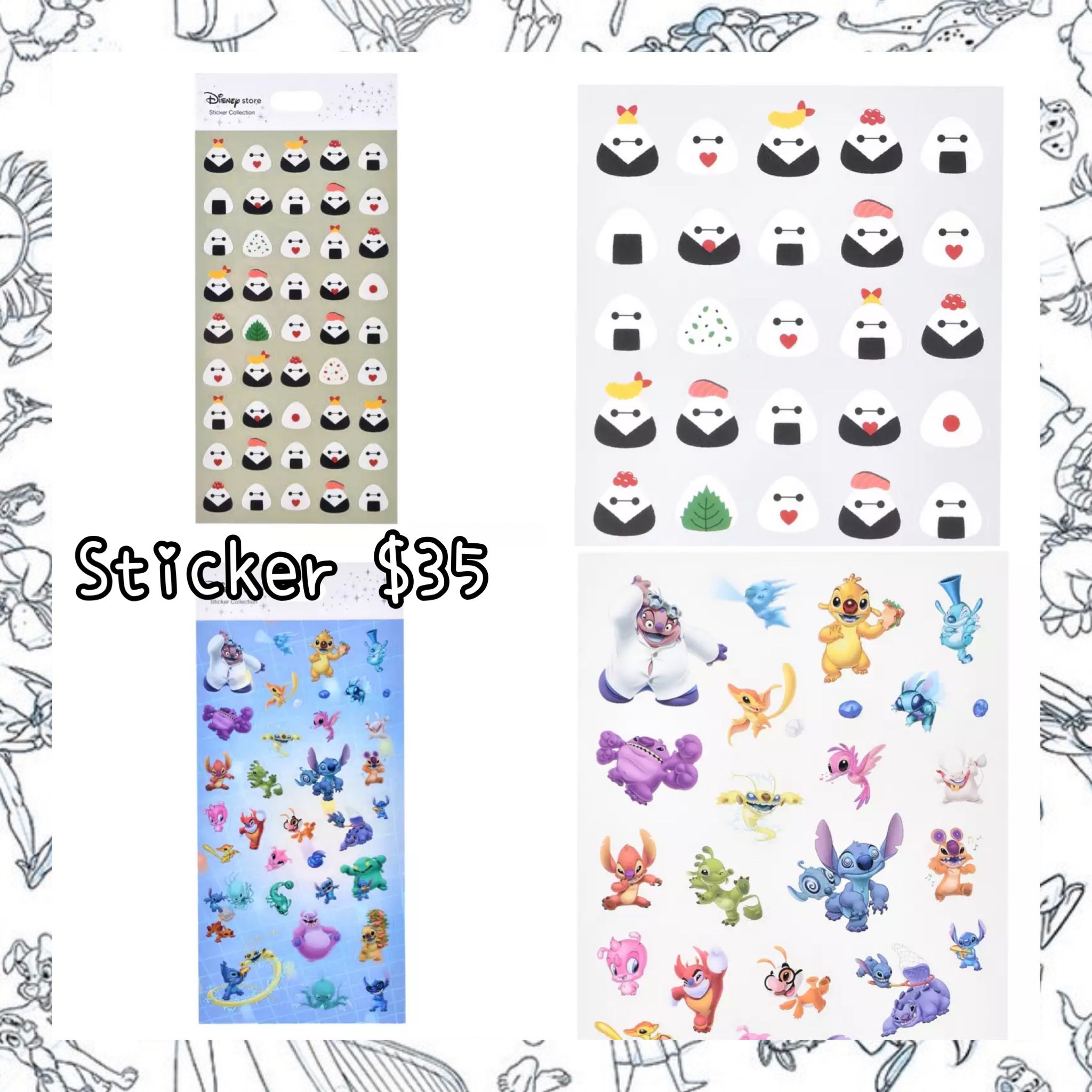 ：日本：STICKER COLLECTION STICKER