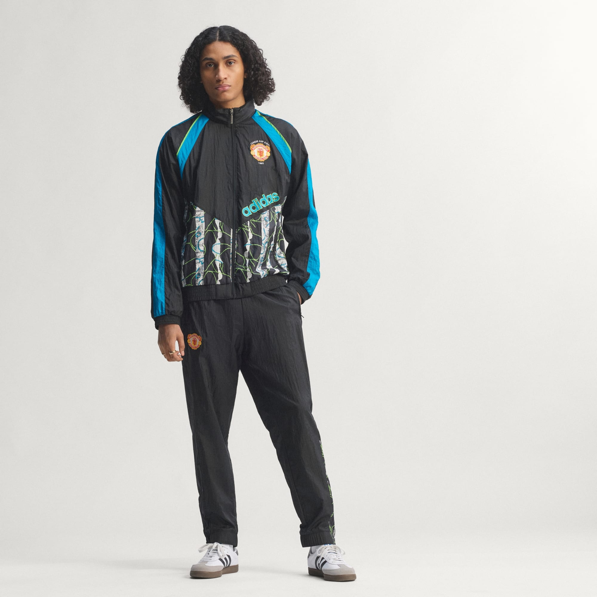 經典休閒美學  ⚽ Adidas Originals Manchester United 曼聯 1991/92 運動長褲 JD5816