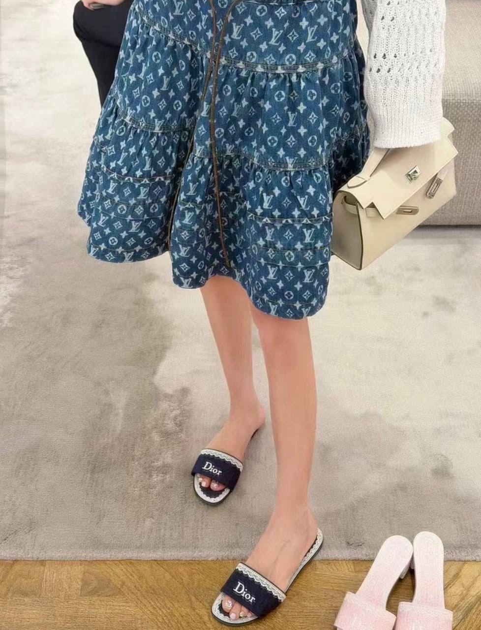 限時優惠🥨 新款🆕訂貨📮Dior Dentelle slide Size 36/36.5/37/38.5/39/40