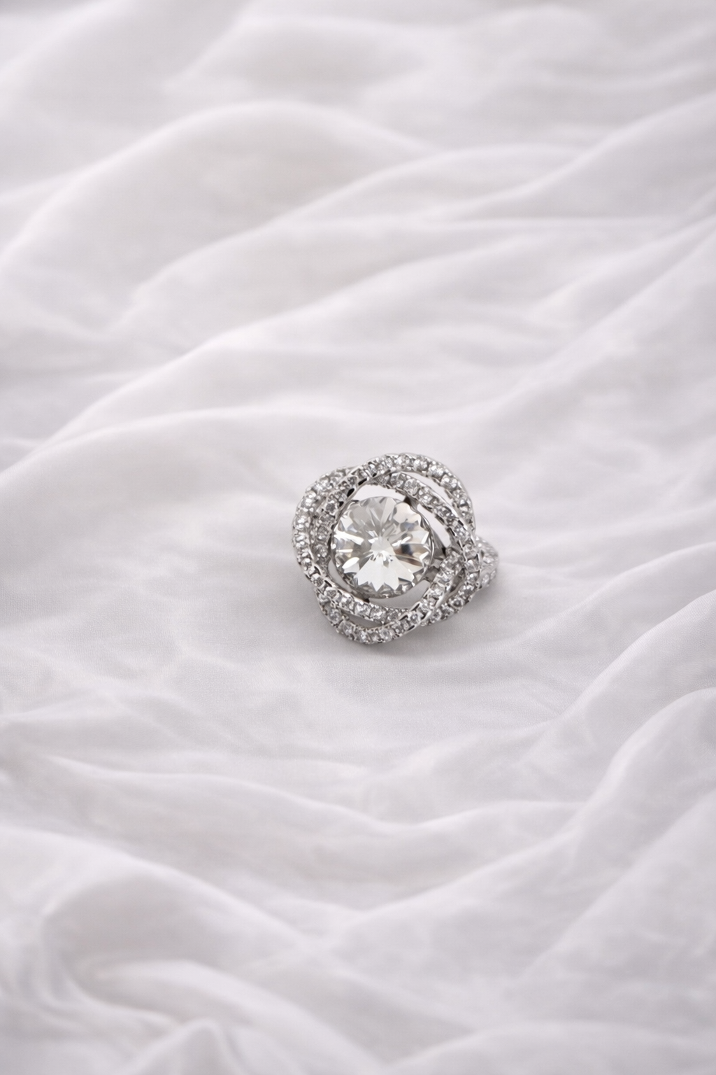 Swarovski Stone In Mini Diamond Small Brooch Pin