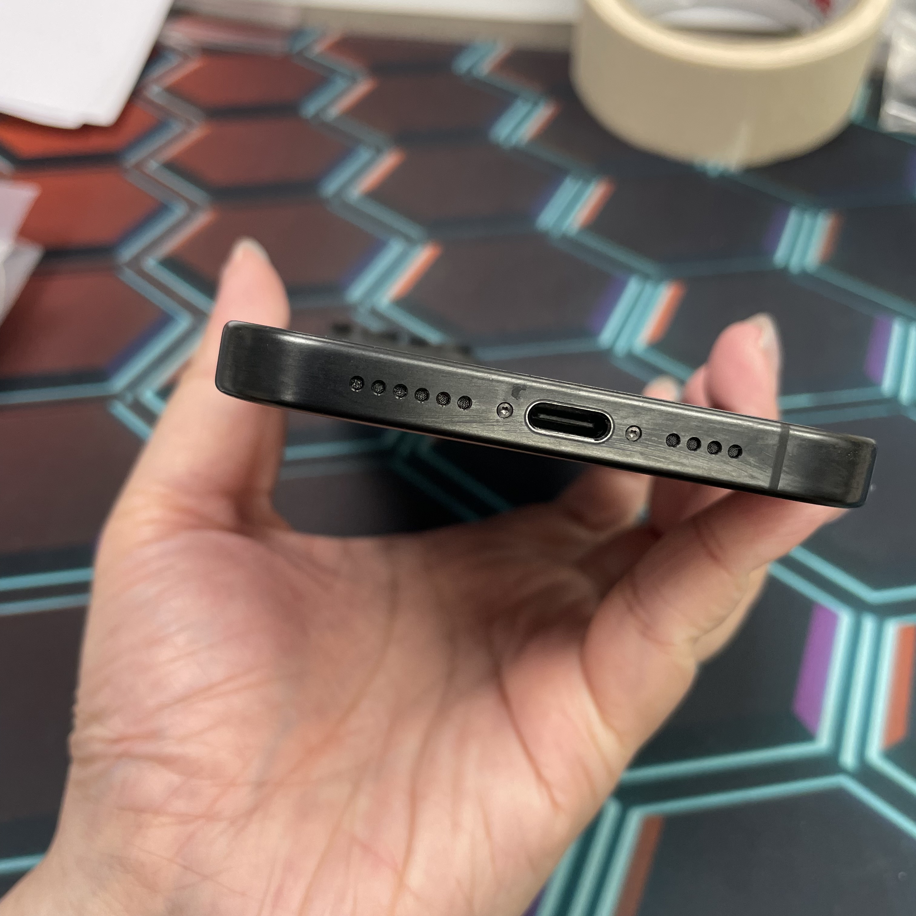*7684 15 Pro max 超靚機 256GB 電86 黑色 black