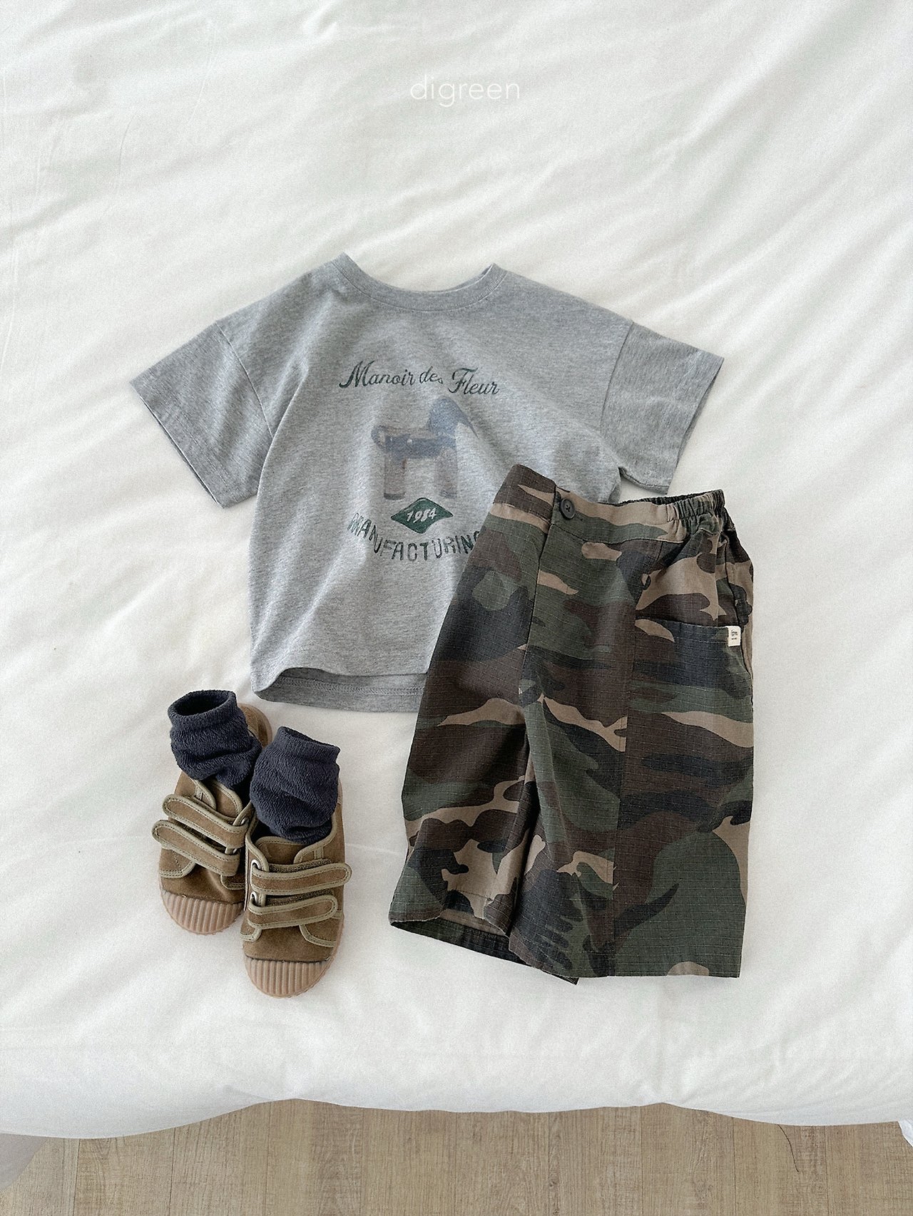 Digreen | camo bermuda 