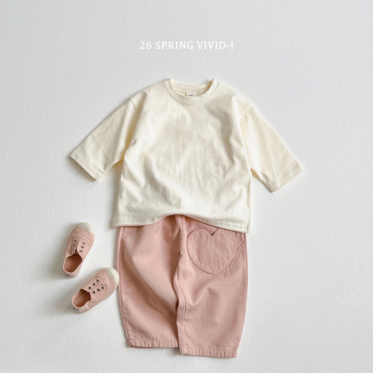 🌸預訂 韓國直送🌸🇰🇷VIVIDI兩色心形口袋寬鬆長褲