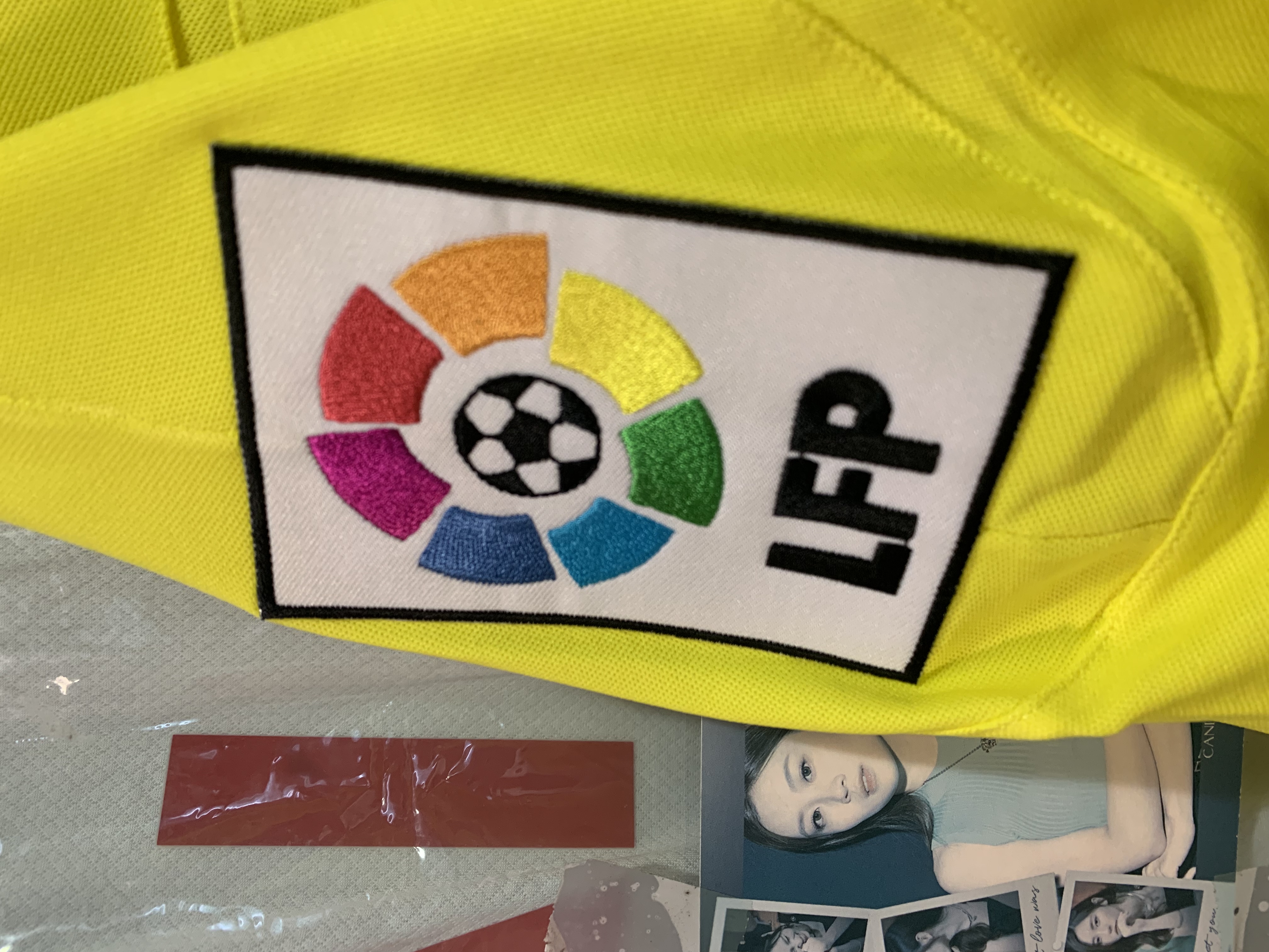 2010-11 維拉利爾 主場 球迷版 連字章齊廣告 西甲fullset