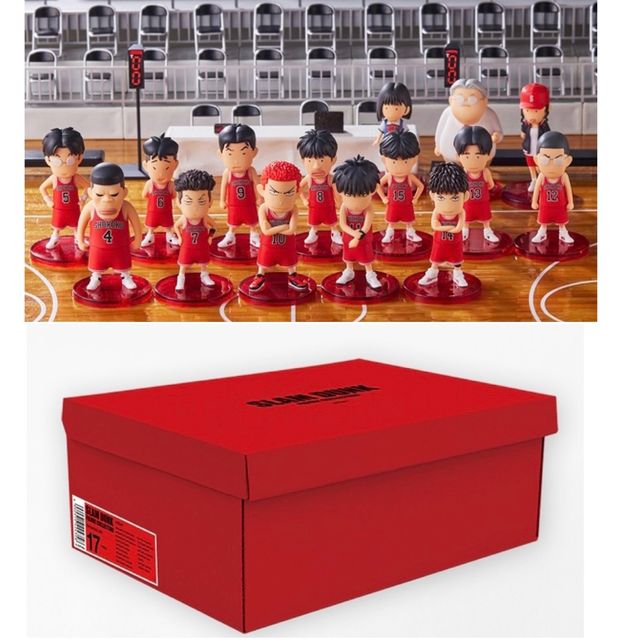 日版SLAM DUNK FIGURE COLLECTION 湘北set 全17種slamdunk 男兒