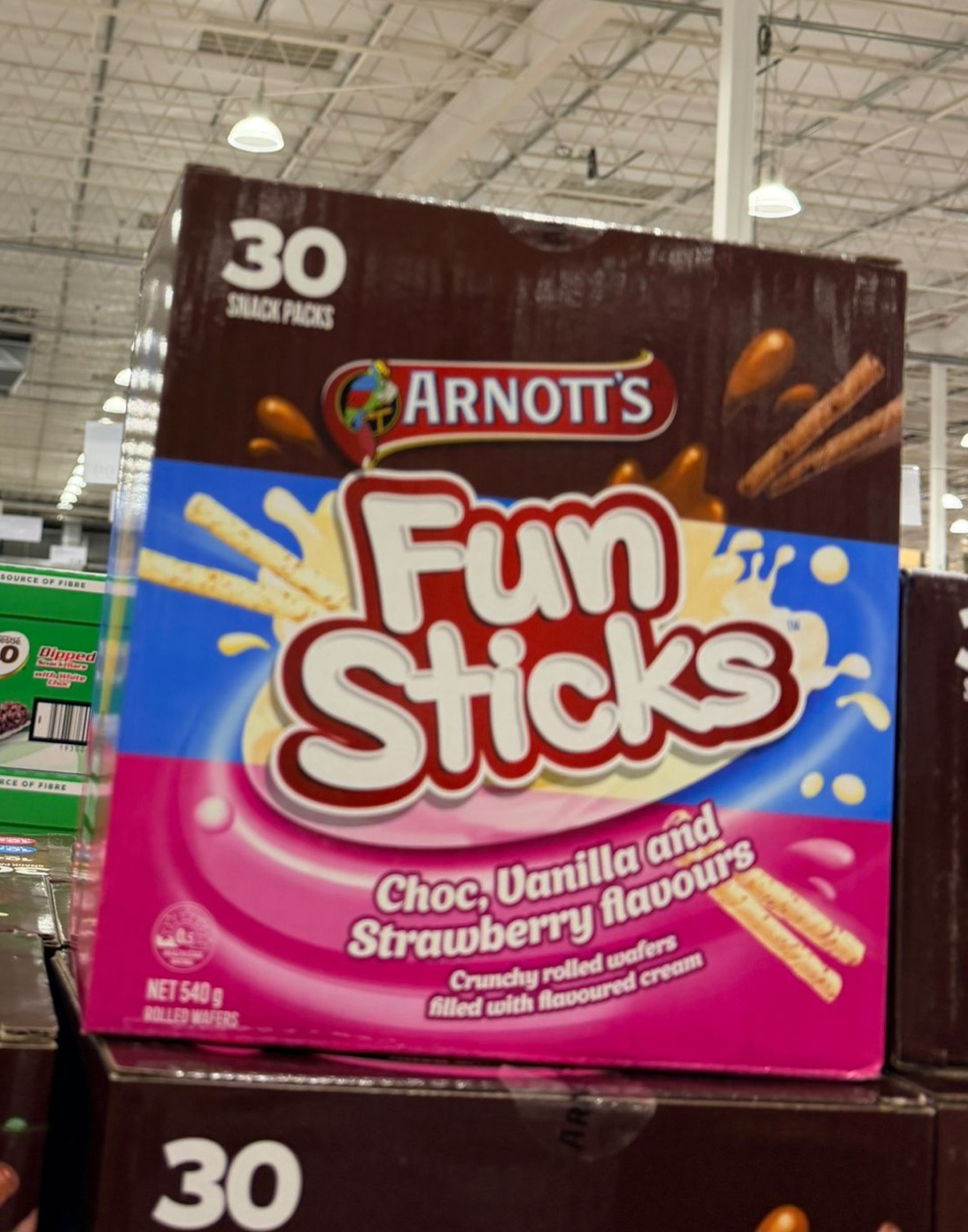 澳洲costco本週特價 Arnott's Fun Sticks Variety 30 x 18g