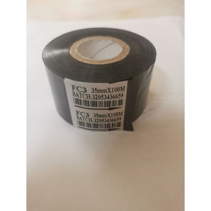 FC3 Hot stamping ribbon (black) - 35mm X 100 metre long