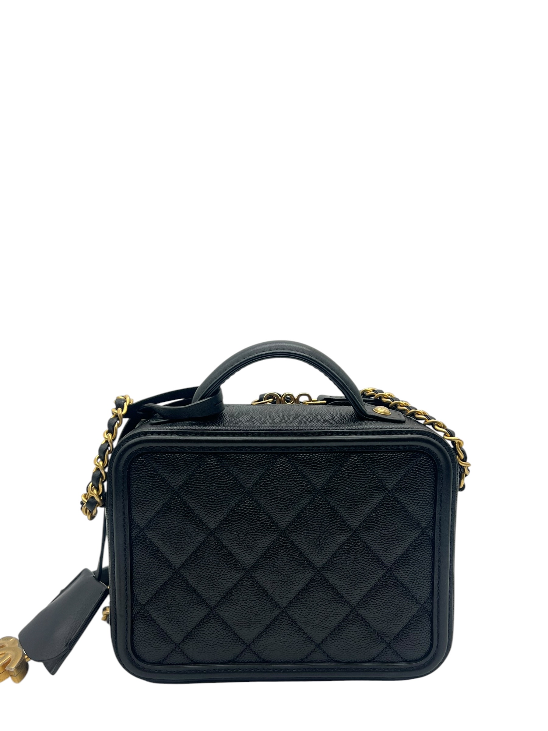 Pre-Owned CHANEL CC Filigree Vanity Case / Product Code: 26061003