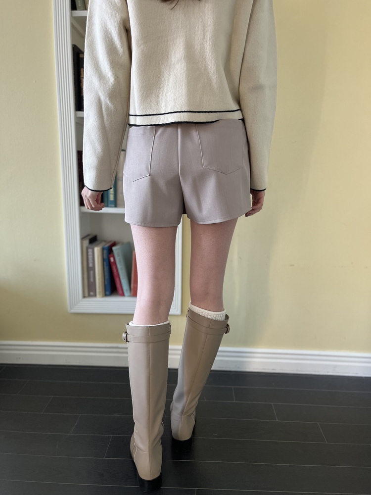 Elise Dual-Tone Cardigan (Cream)