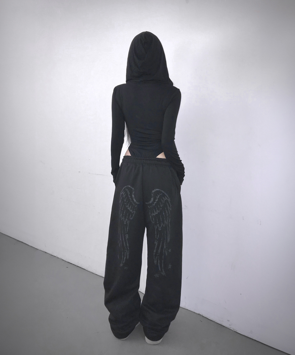 Angel Wings Wide Sweatpants