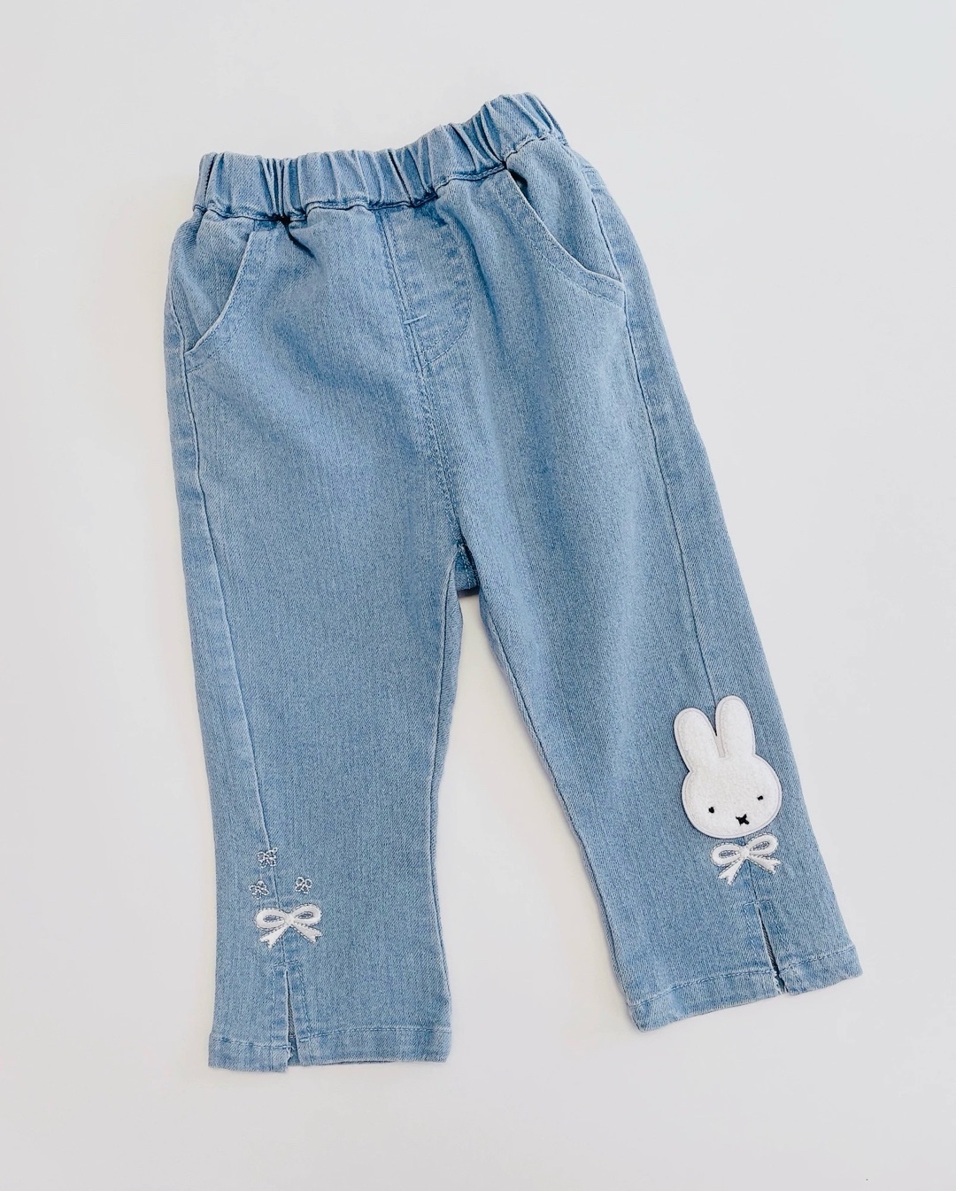 A0101 Miffy蕾絲邊牛仔褲