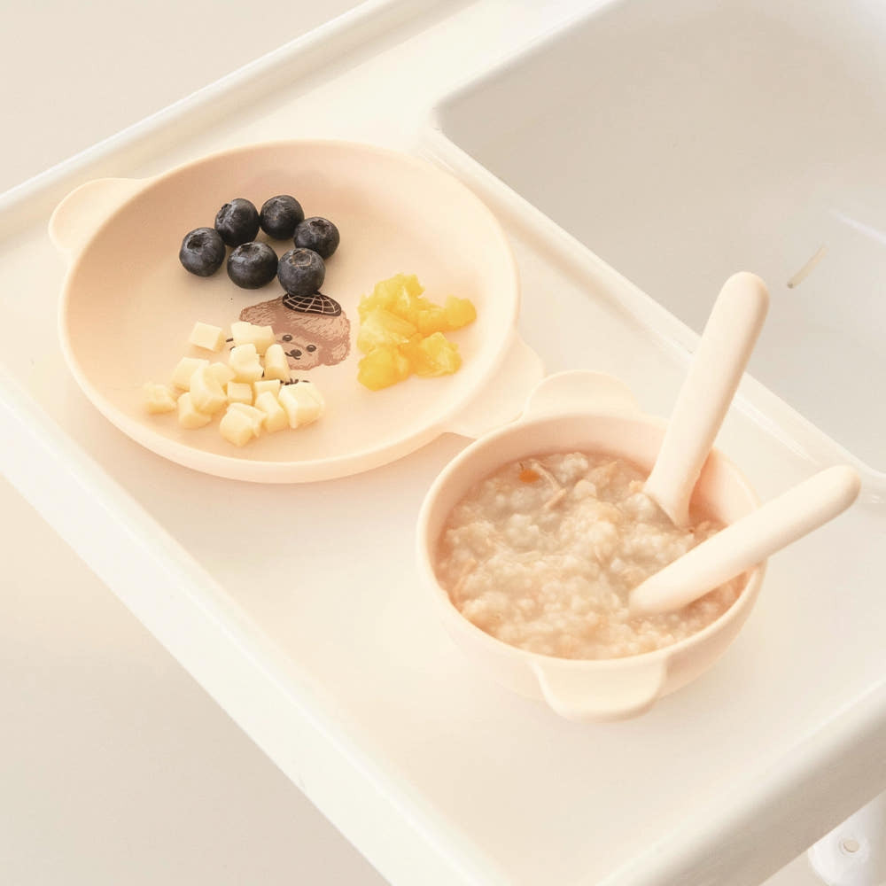 UBMOM 萌萌狗矽膠吸磁餐具套裝
