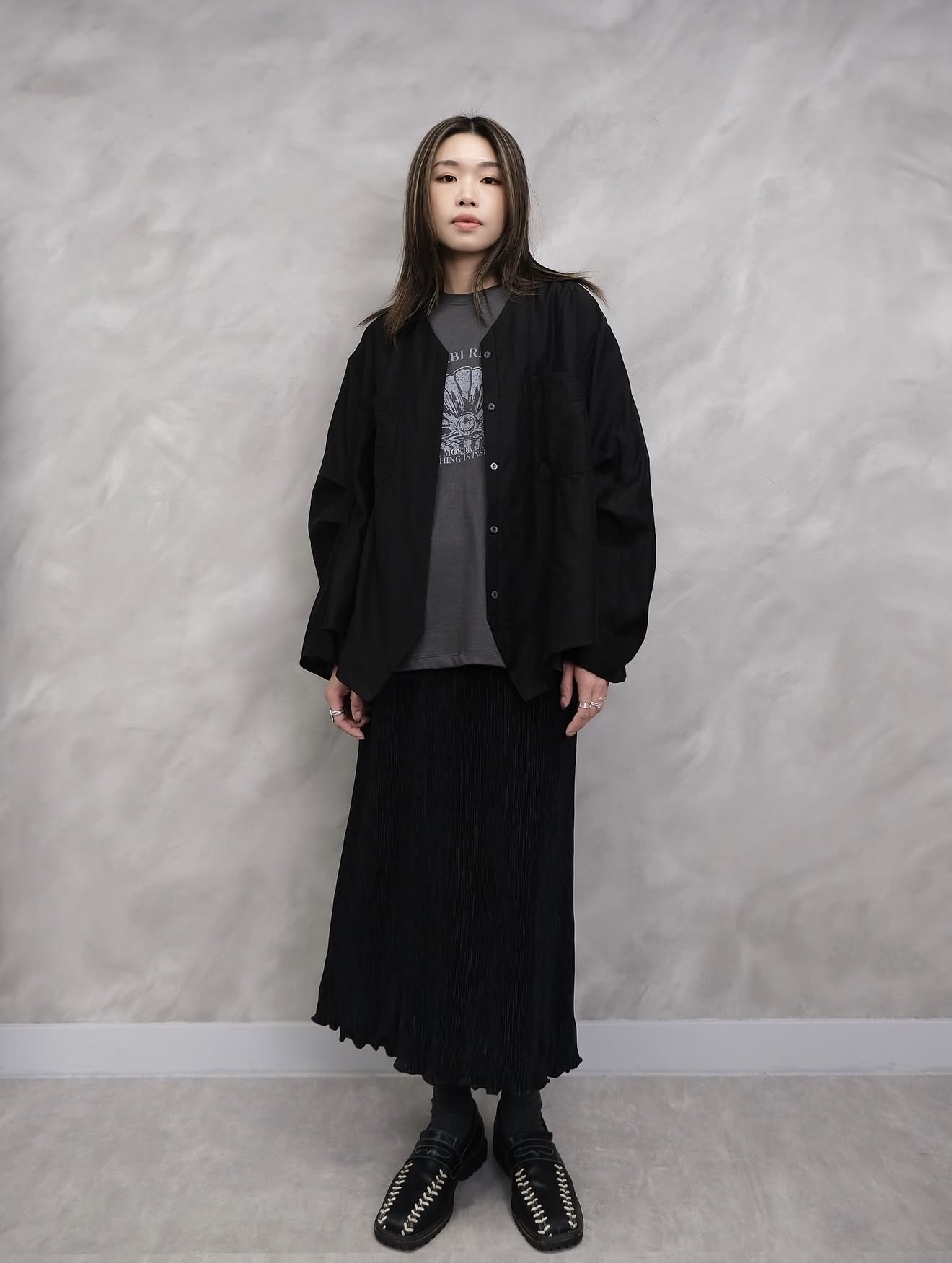 Lumina Airy V-Neck Shirt #sh28
