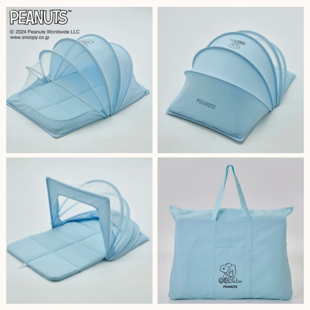 🆕【⭐訂購⭐】  🇯🇵日本直送 🌀#MIffy / #Snoopy 可折疊圓頂嬰兒床🌀 [ELED-0238][260626]