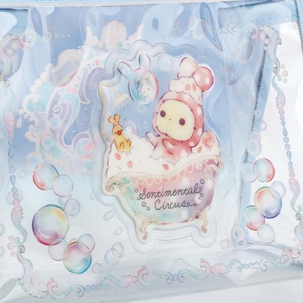 現貨｜San-X Sentimental Circus 憂傷馬戲團 透明化妝袋 (CA85501)