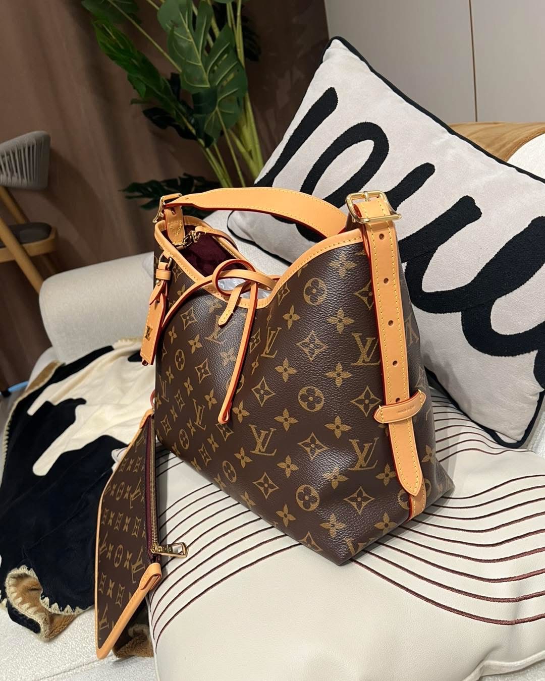 Lv carryall pm M46203 monogram 100%Authentic,99%new ✅pouch ✅dust bag✅box
