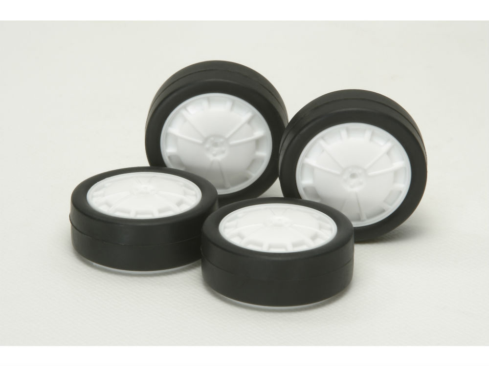 LOW-PROFILE TIRE & WHEEL SET (FOR SUPER X & XX CHASSIS)