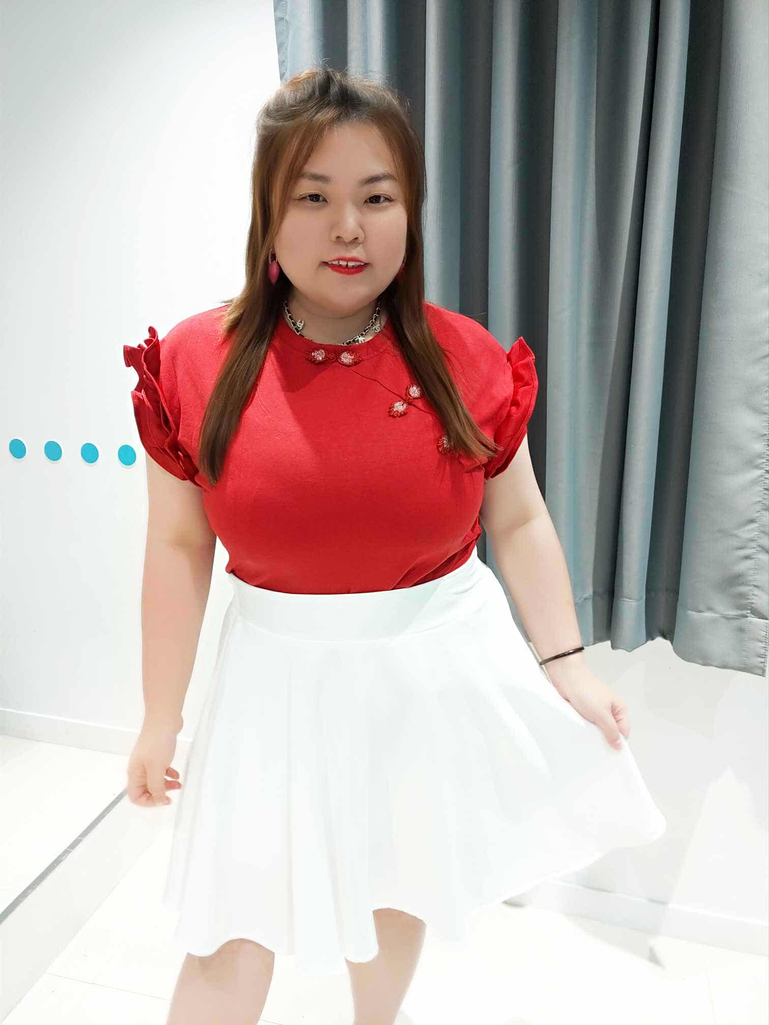 DSE09  伞型设计裤裙