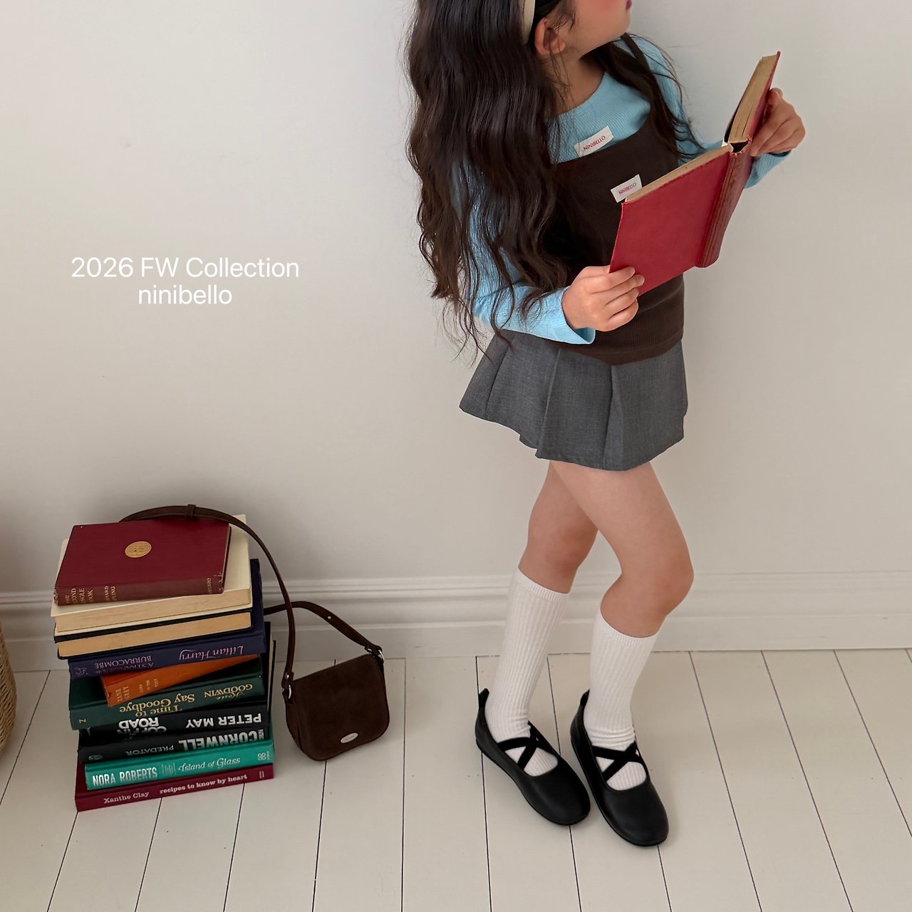 Ninibello | Rosé Pleated Skirt 