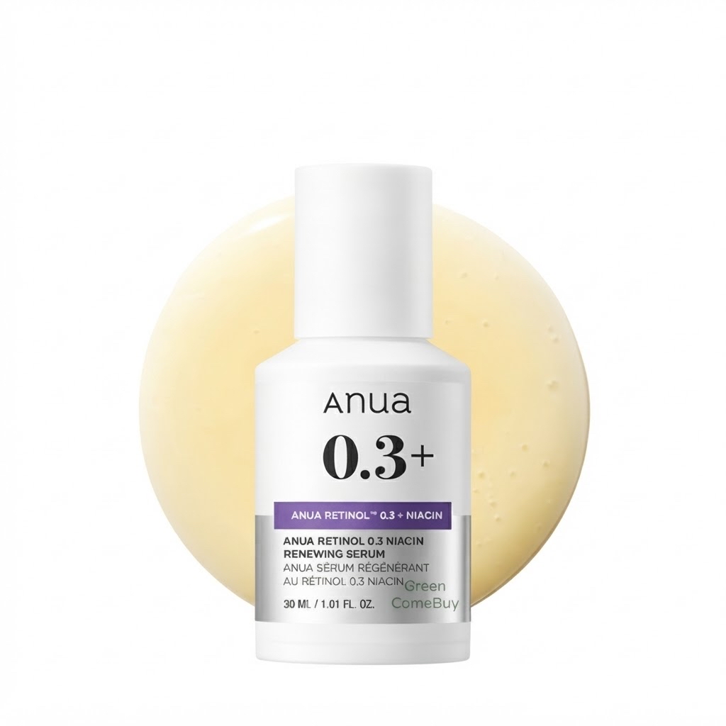 ANUA 0.3% 視黃醇（A醇）+ 菸鹼醯胺 煥膚抗老精華液 (30ml)