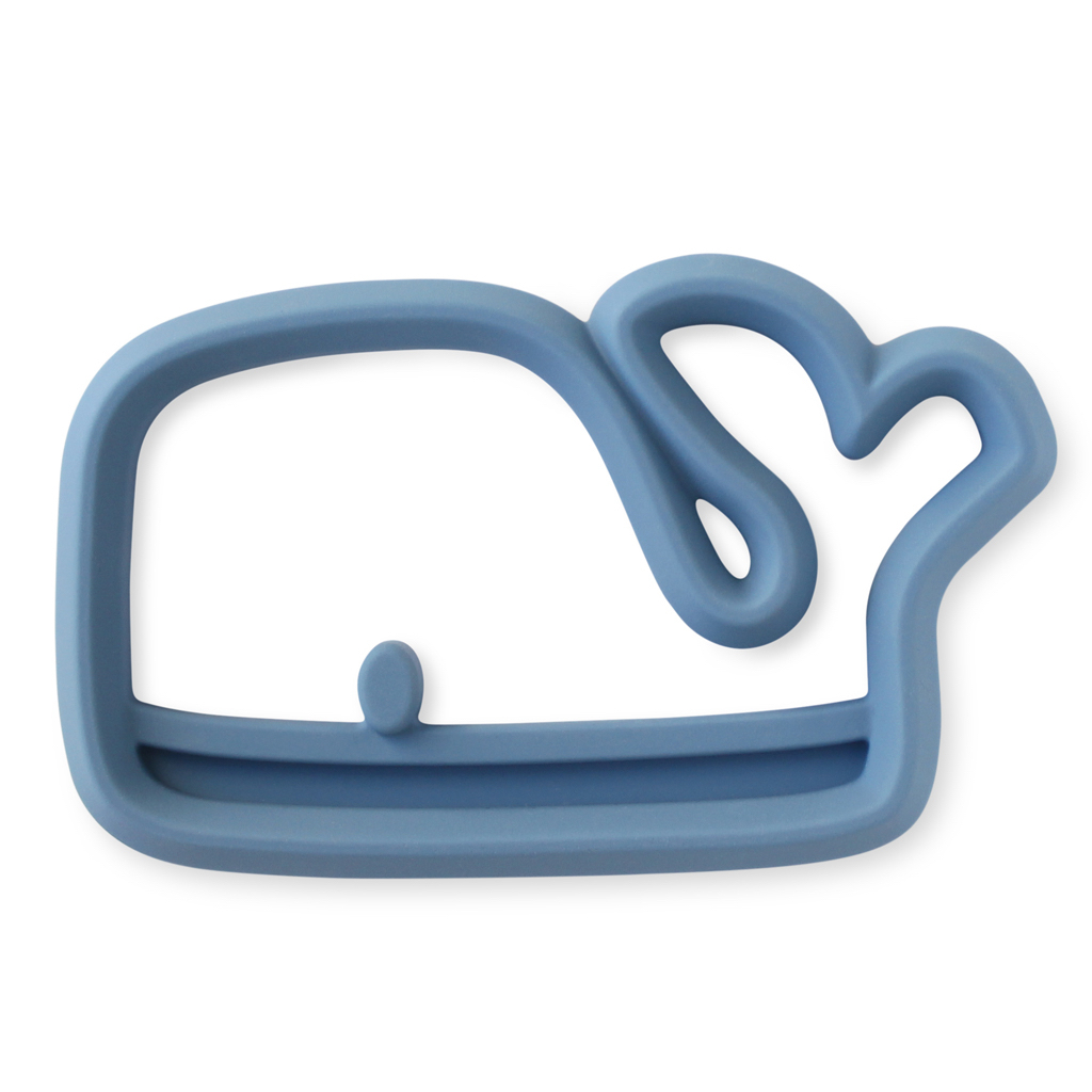 Silicone Baby Teether - Blue Whale