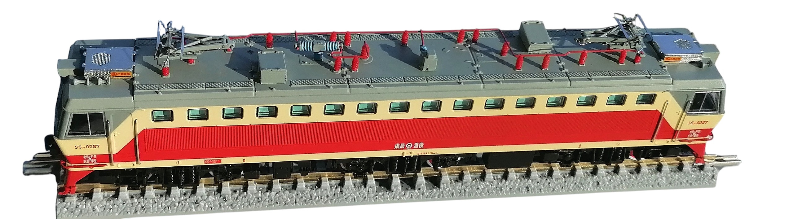 中國電力機車韶山7C N比例 1：160 (三款可選）