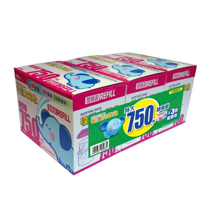 23-MZ75RA+T/3個裝吸濕大笨象(替換裝)
