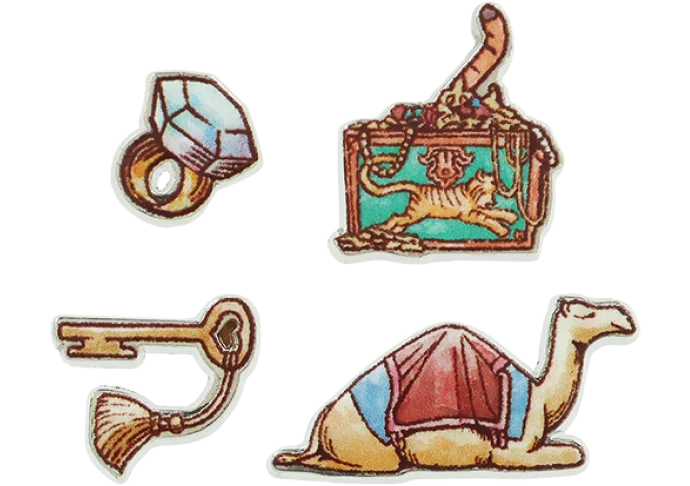 【預訂】DisneySea 25th Jubilee Locket - Sparkling pieces (Arabian Coast)