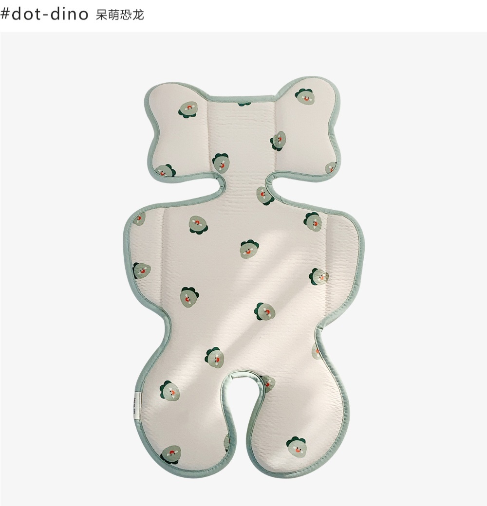 dot to dot 圓圓臉印印透氣散熱嬰兒車墊