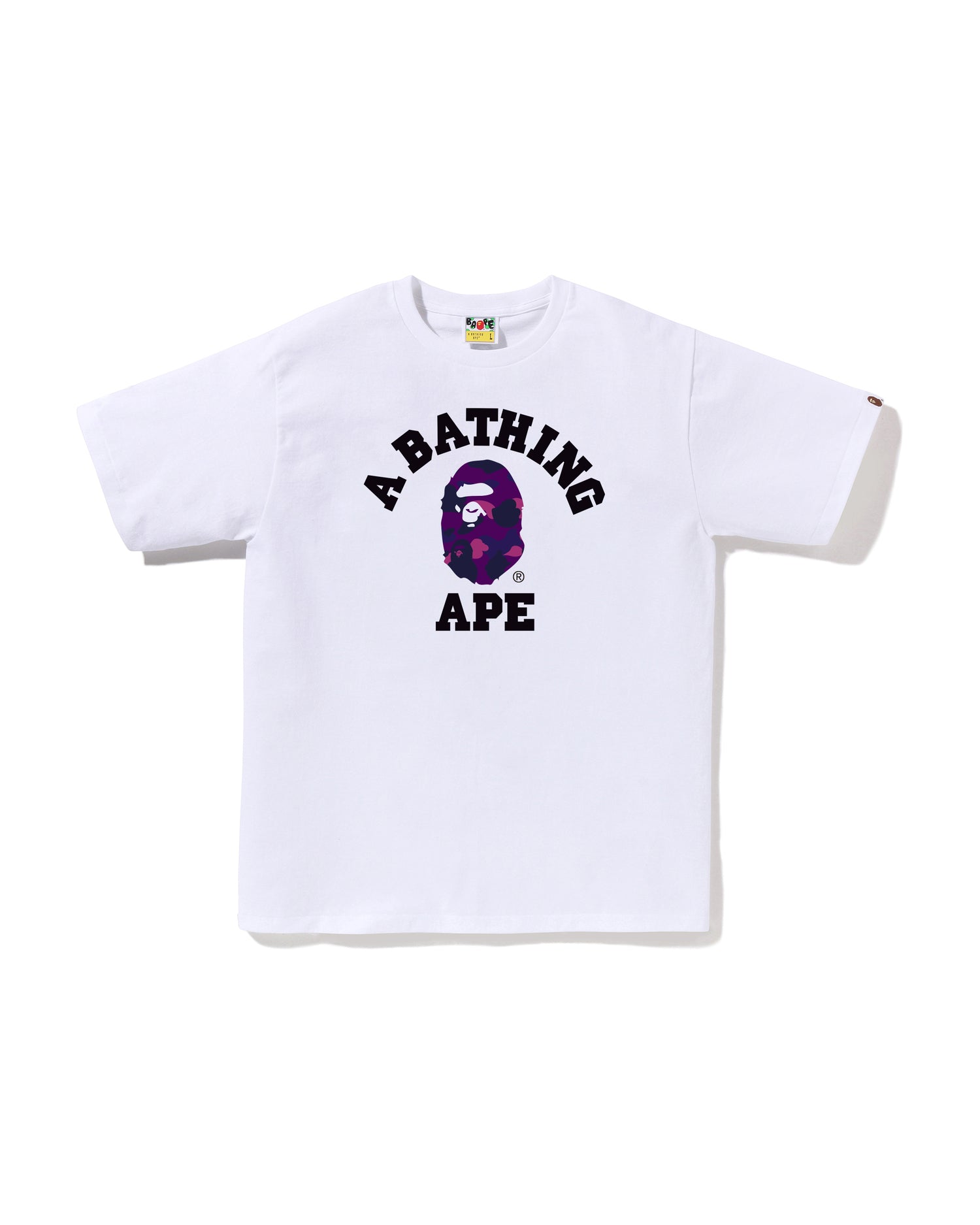 BAPE Color Camo College Tee
