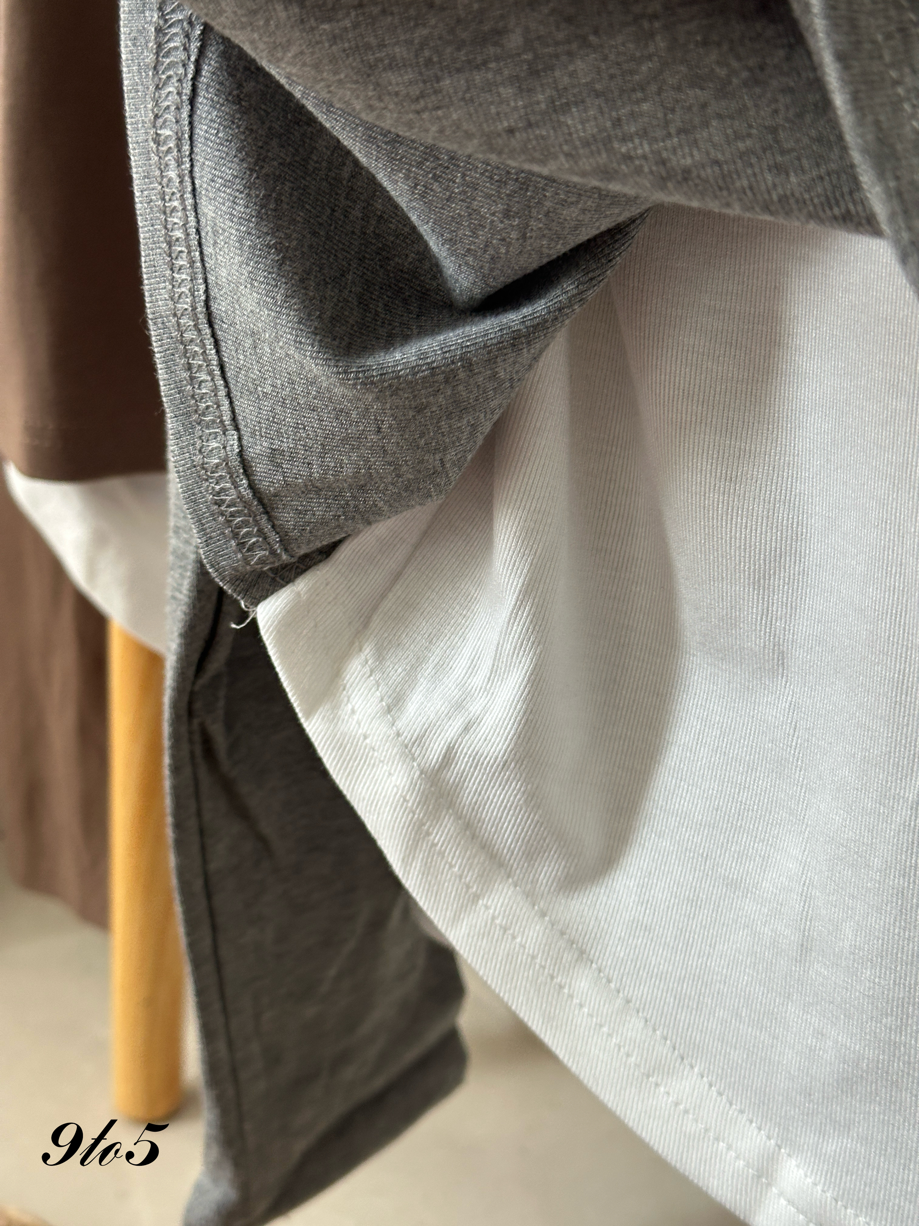 T3992 Fake Two-Piece Top - 4 Colors