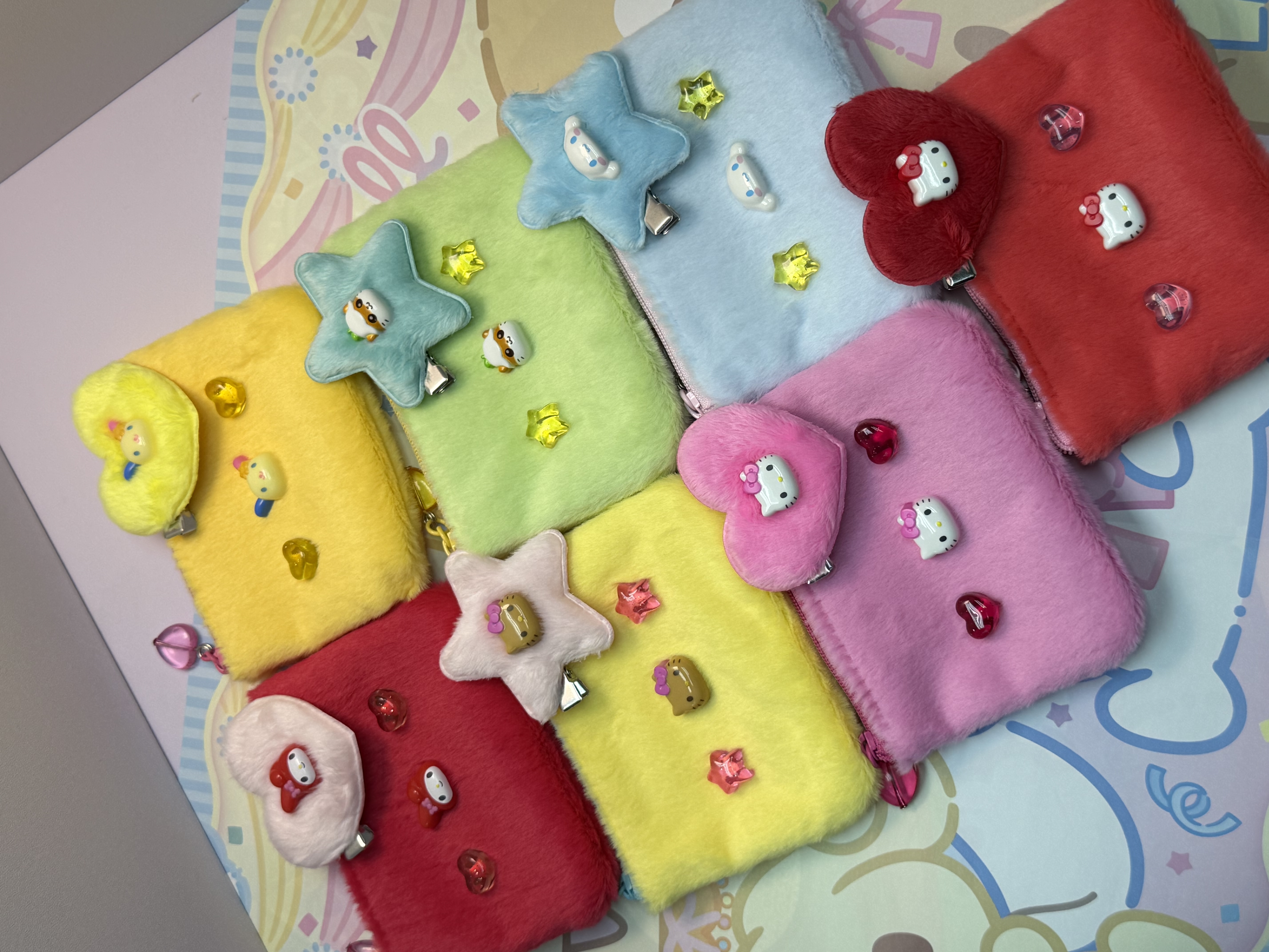 Sanrio 盲盒拆盒款 髮夾+袋仔set