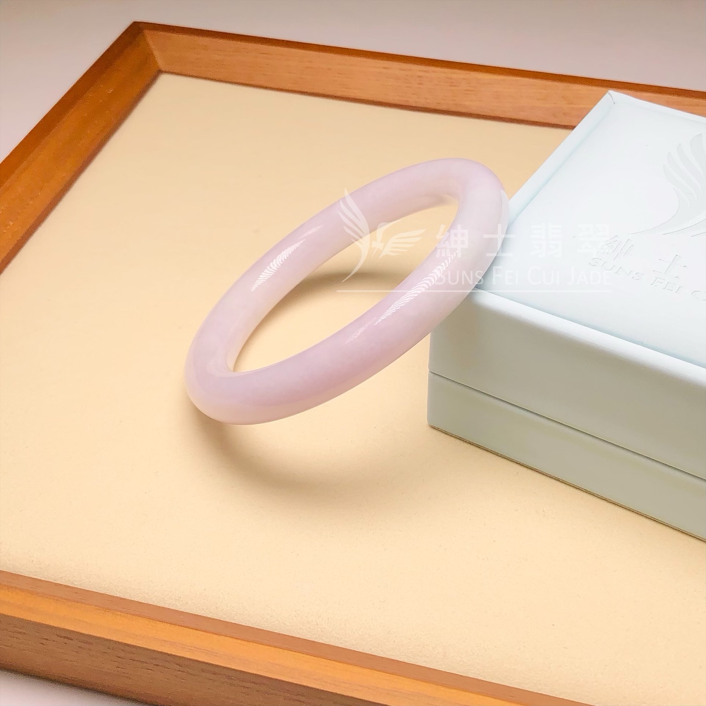 木那粉紫春彩圓鐲61.7mm