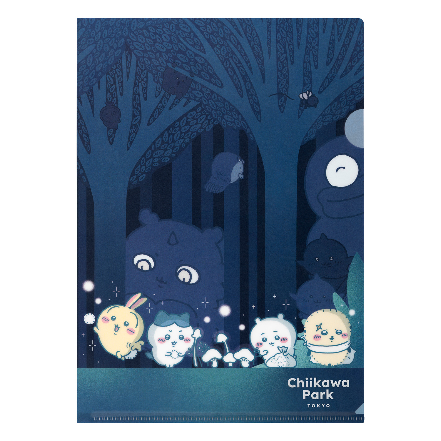現貨｜Chiikawa Park ちいかわ 夜之森林 日本製 A4 文件夾 Folder (370604)