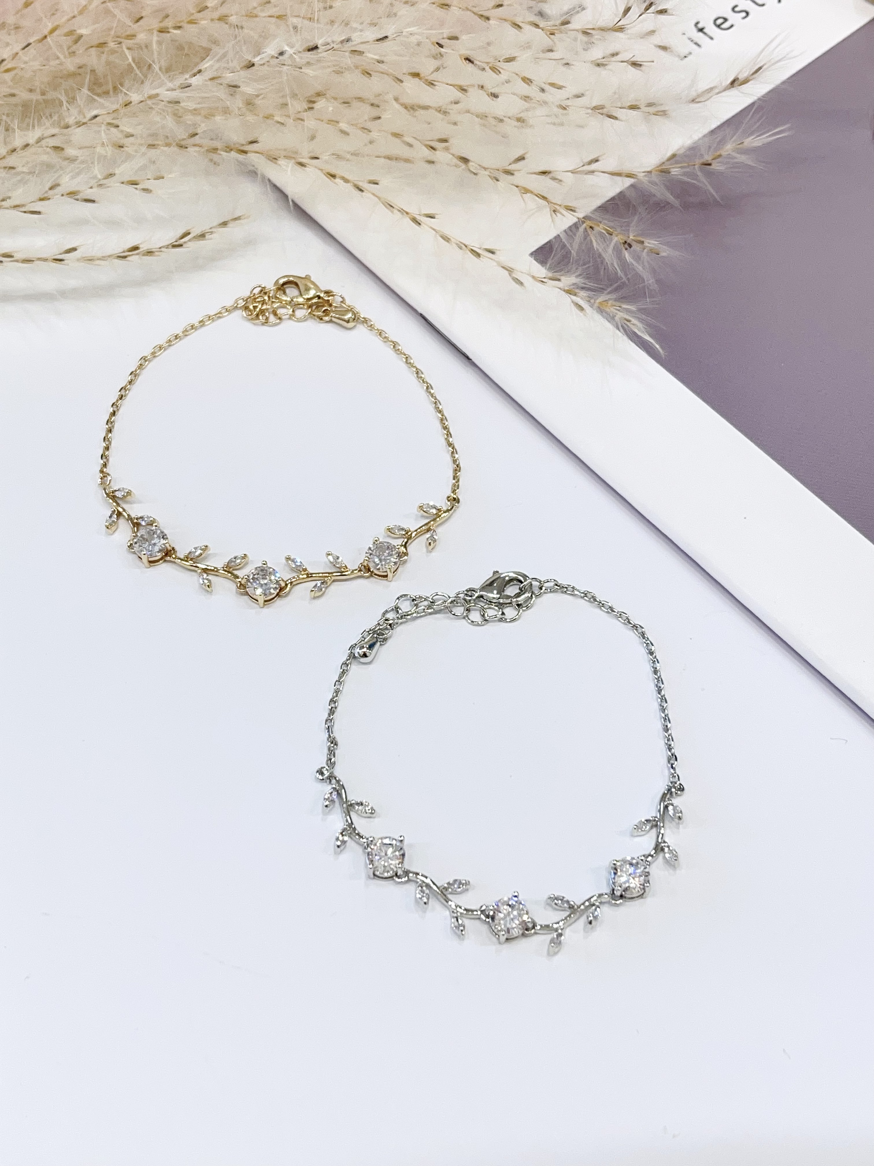 钻石玫瑰钛钢手链🌹