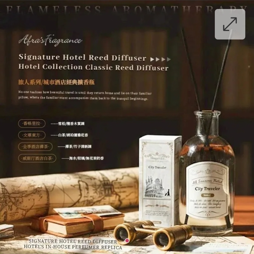 $58組.2組或以上$48組 .旅人系列 - 城市酒店經典擴香瓶220ml