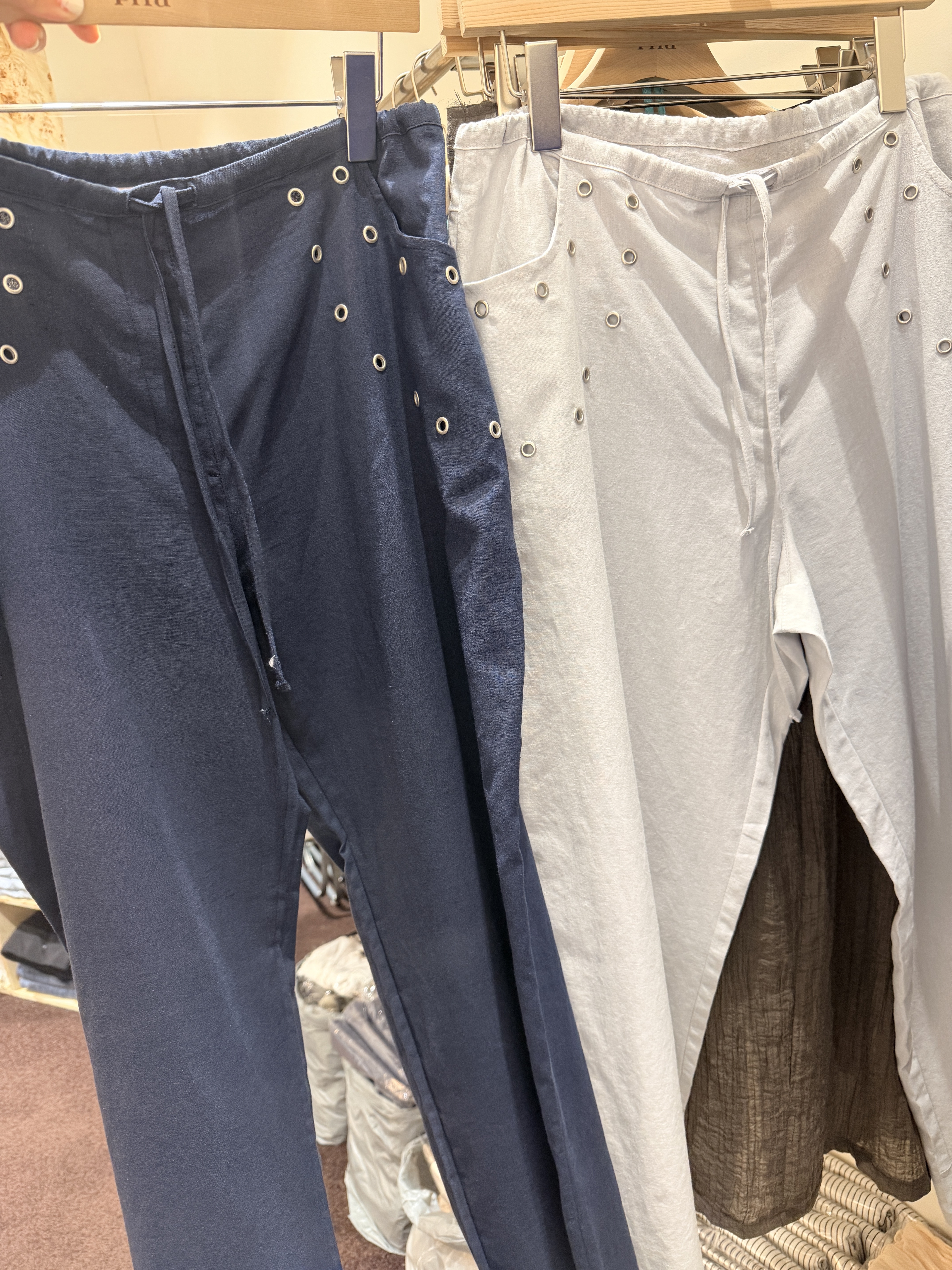Linen loose pants