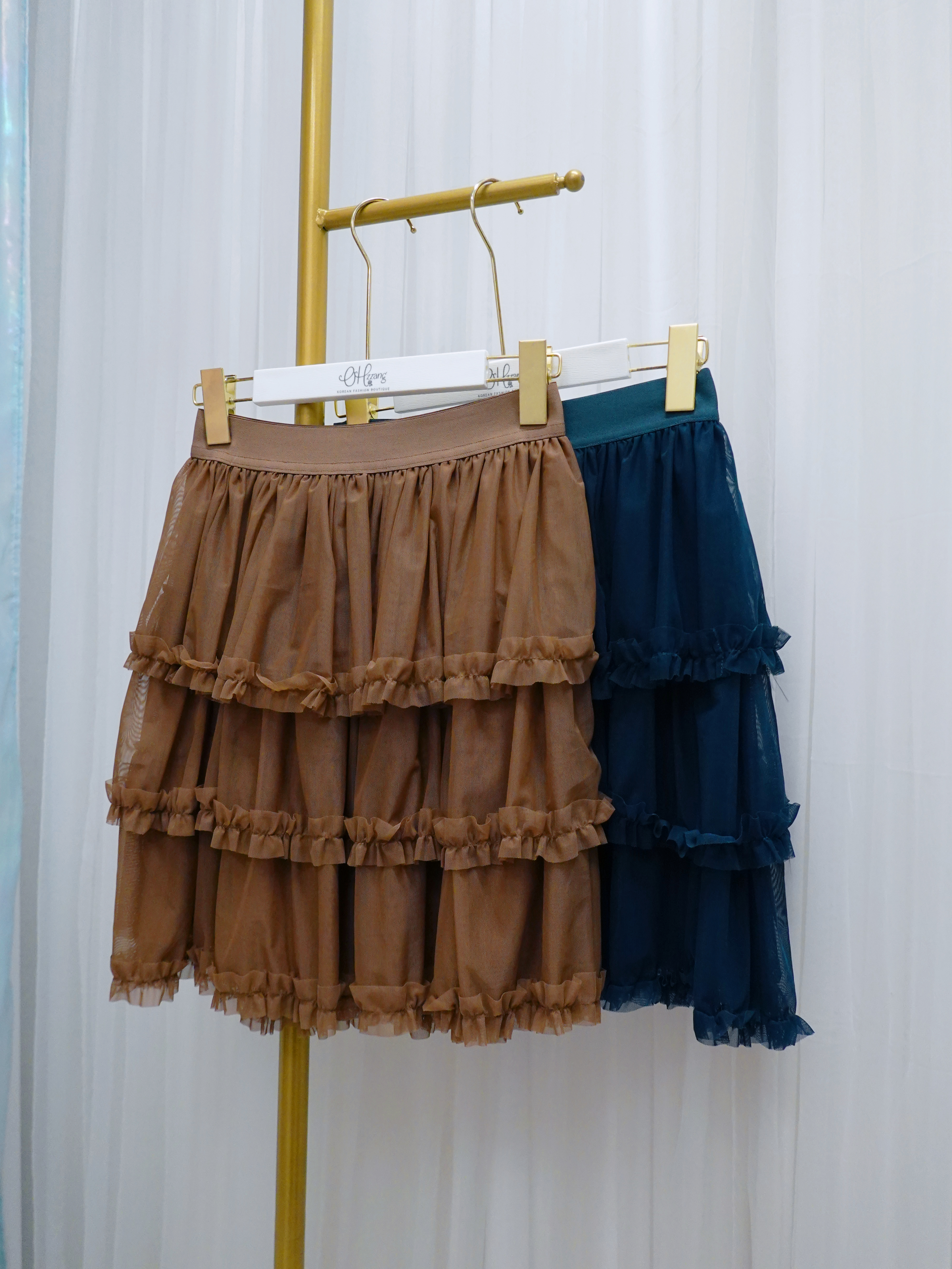 BOT15_09 層層蛋糕紗裙 (2色)