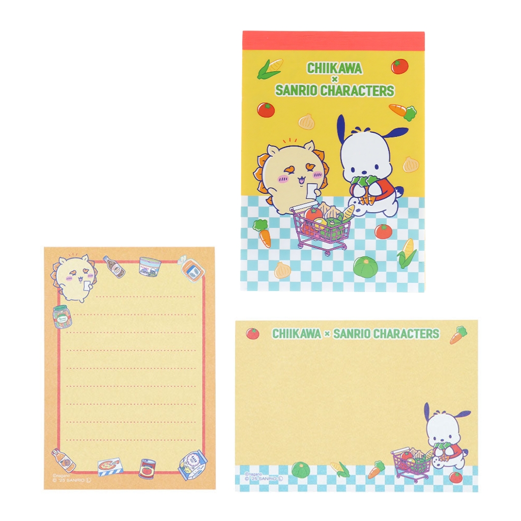 日本 Chiikawa x Sanrio characters memo