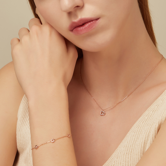 DIDIER DUBOT Miss Doux 玫瑰金手鏈/腳鏈 (JDRBR4S25XX)